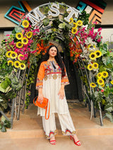 Regal Charm – 2pc Embroidered Lawn Set