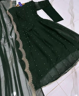 ✨ Fashion Studio Presents – Premium 3-Piece Embroidered Chiffon Maxi ✨