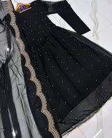 ✨ Fashion Studio Presents – Premium 3-Piece Embroidered Chiffon Maxi ✨