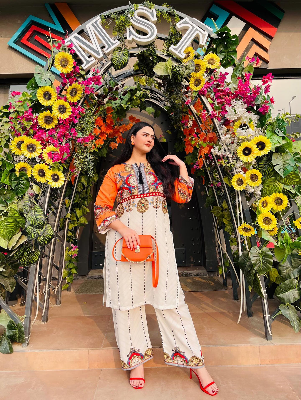 Regal Charm – 2pc Embroidered Lawn Set