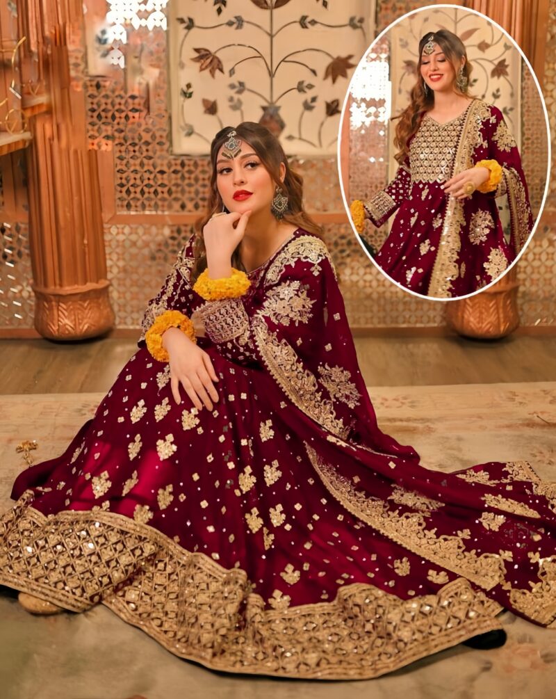 ✨ *Rang-e-Ishq Handwork Maxi Collection" – 4 Royal Shades of Elegance