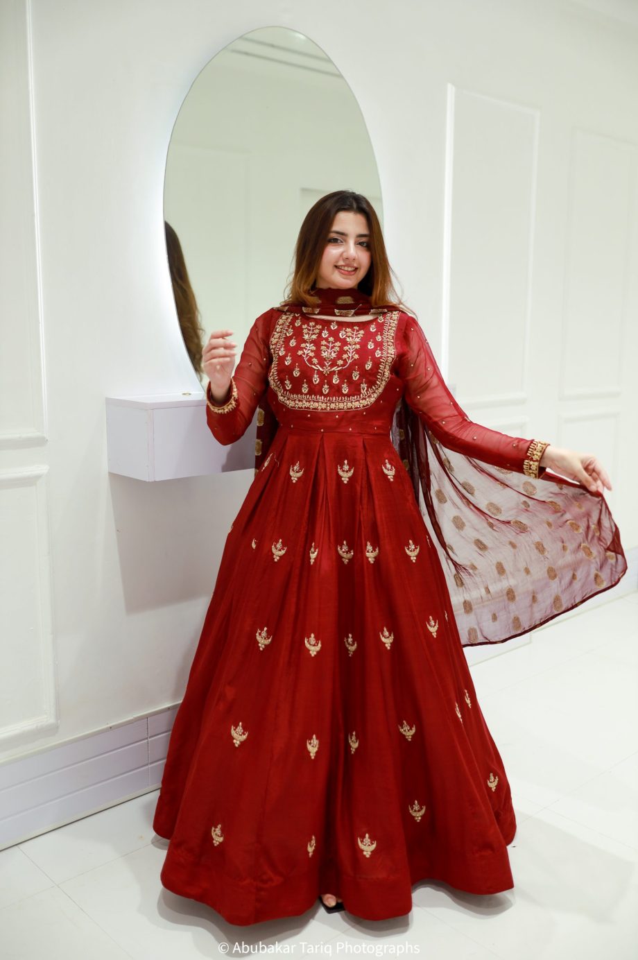 SHEHNAI - 3PC Handwork and CHIFFON EMBROIDERED Maxi SUIT