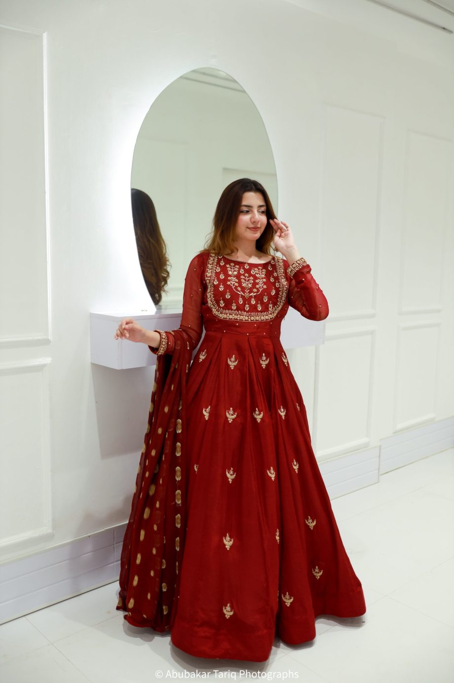 SHEHNAI - 3PC Handwork and CHIFFON EMBROIDERED Maxi SUIT