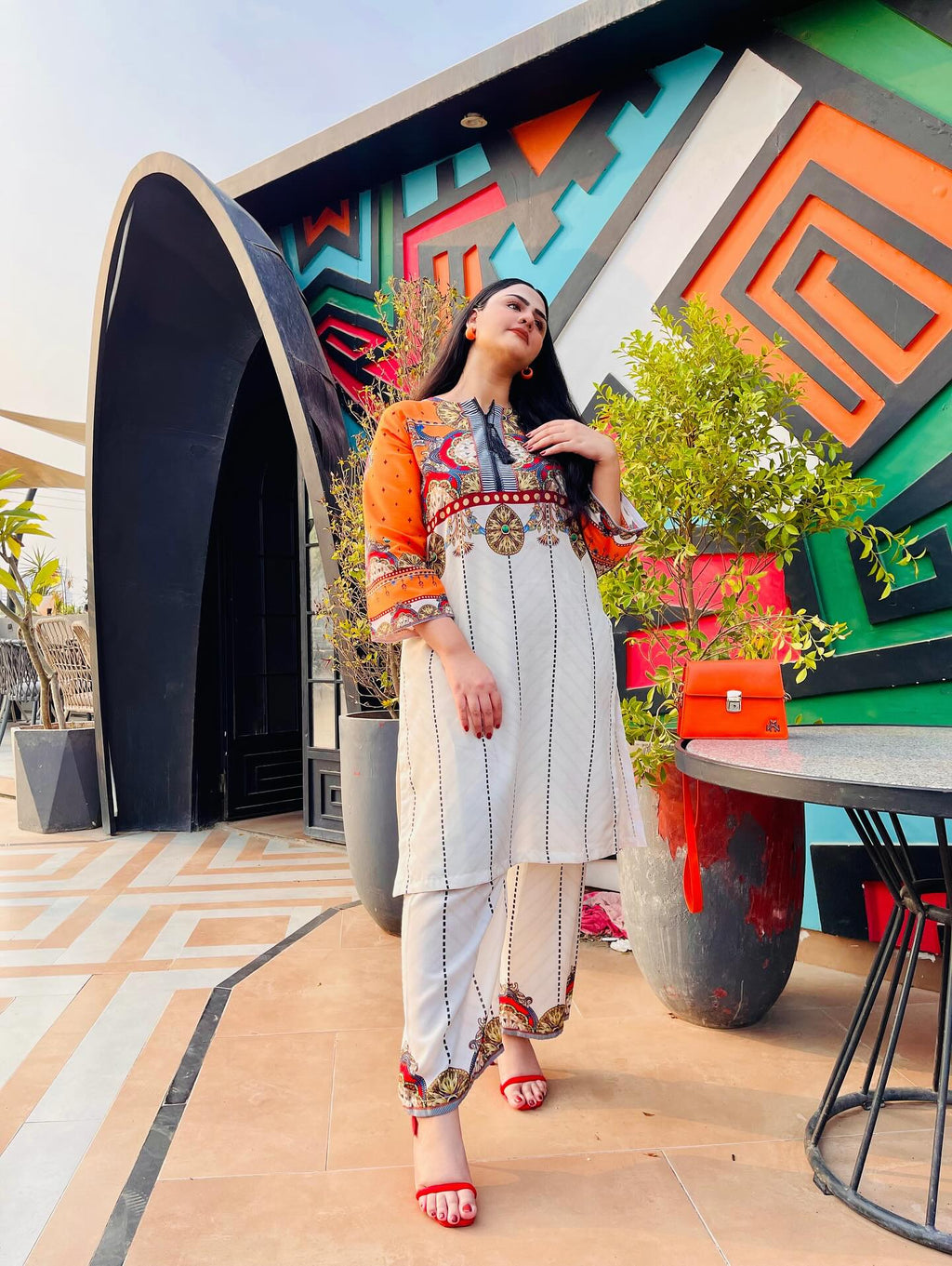 Regal Charm – 2pc Embroidered Lawn Set