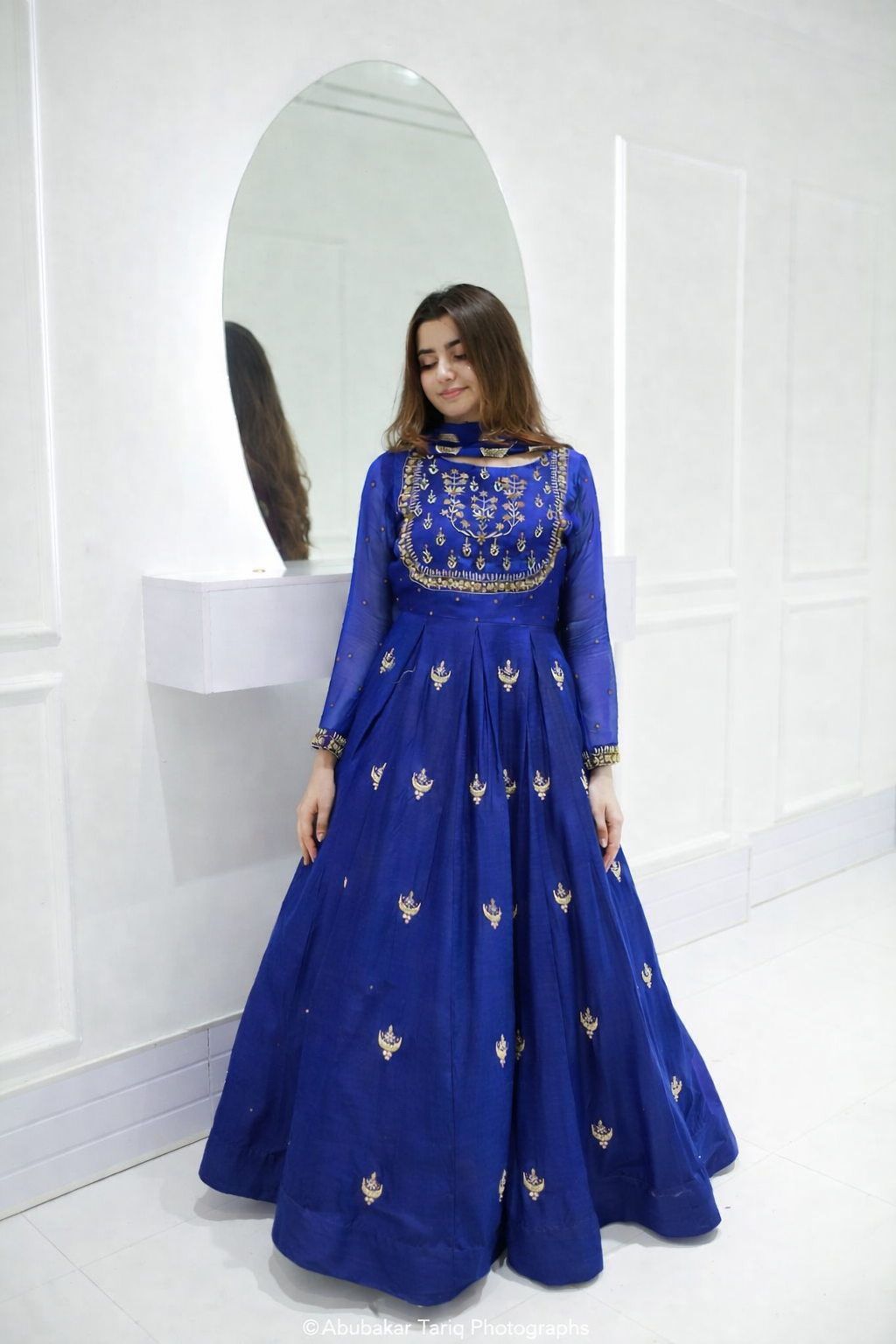 SHEHNAI - 3PC Handwork and CHIFFON EMBROIDERED Maxi SUIT