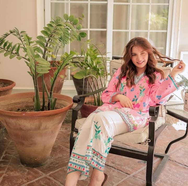 Bloomy Pink 2-Piece Lawn Co-Ord Set